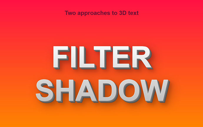 25个漂亮的CSS 3D文字特效