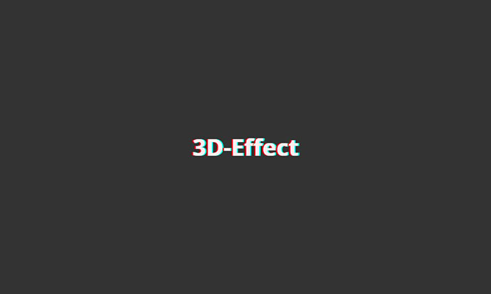 25个漂亮的CSS 3D文字特效