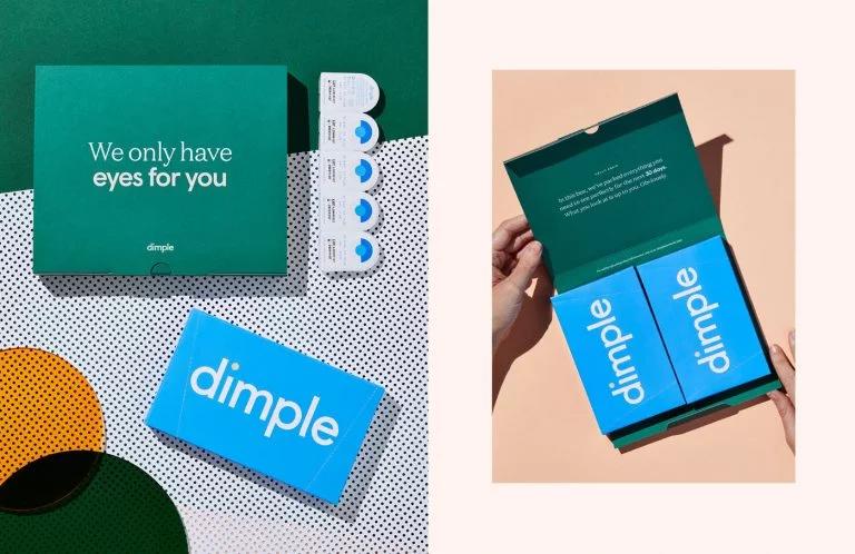 Dimple隐形眼镜品牌形象设计