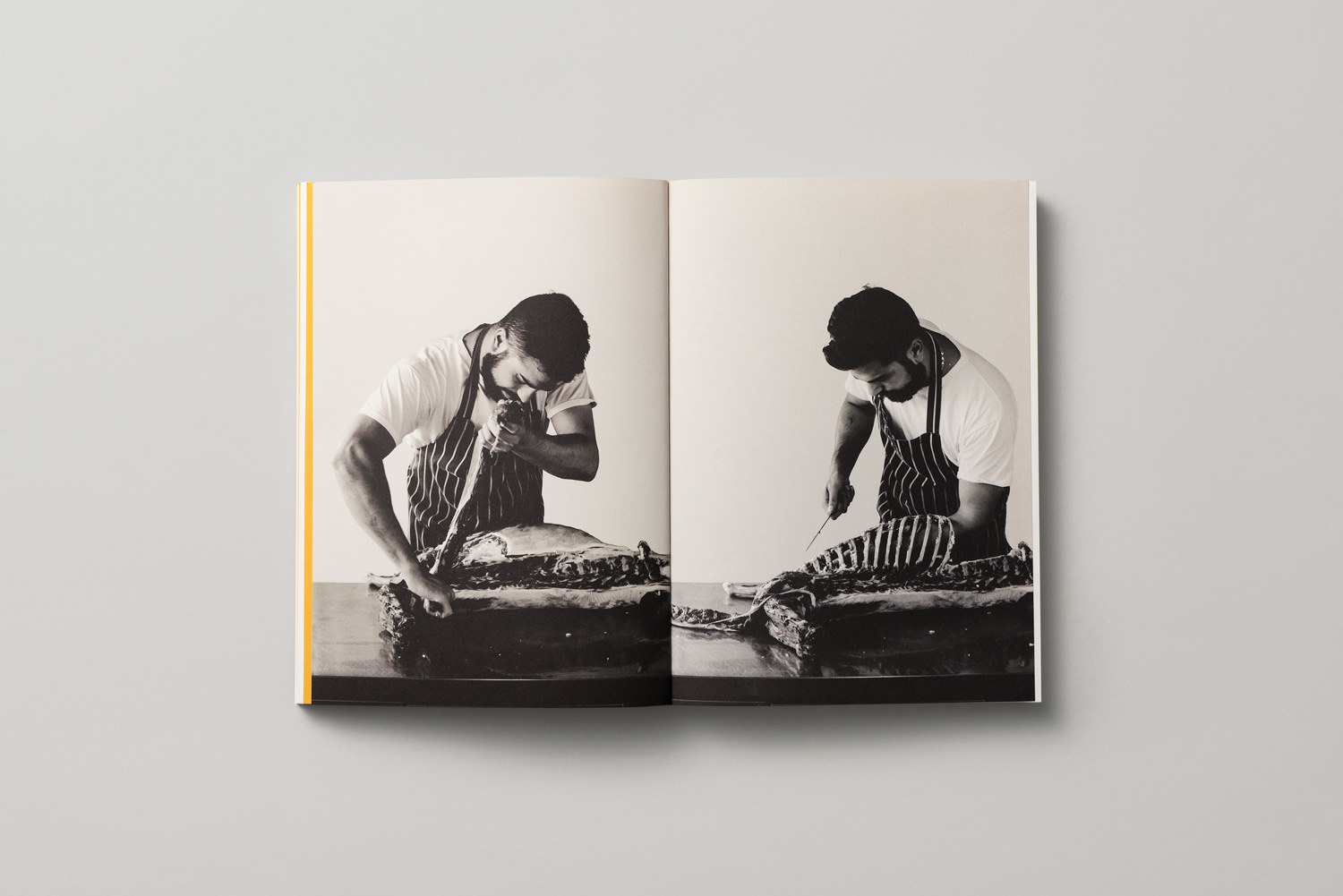 Cazador极简风格的烹饪书籍设计