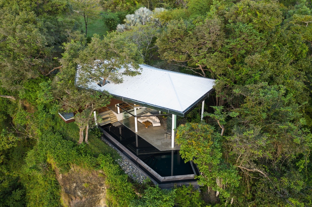 哥斯达黎加悬崖边的Cocobolo别墅