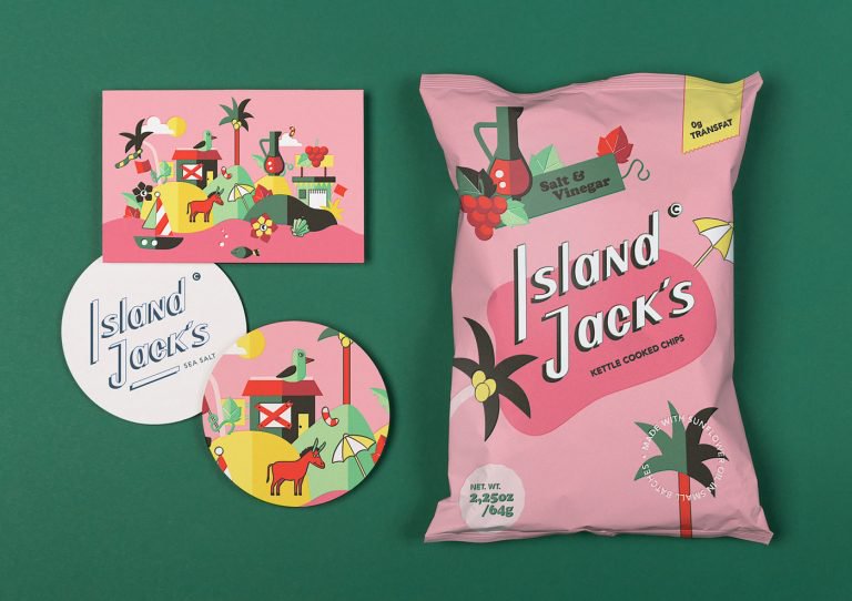 Island Jack创意薯片包装设计