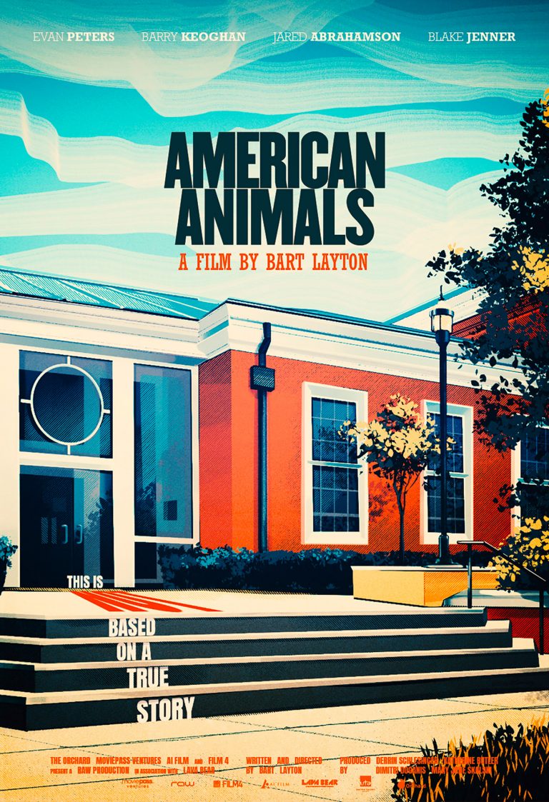 American Animals电影海报插画设计