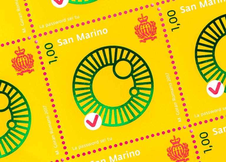 Marco Goran Romano邮票,字体和插画设计