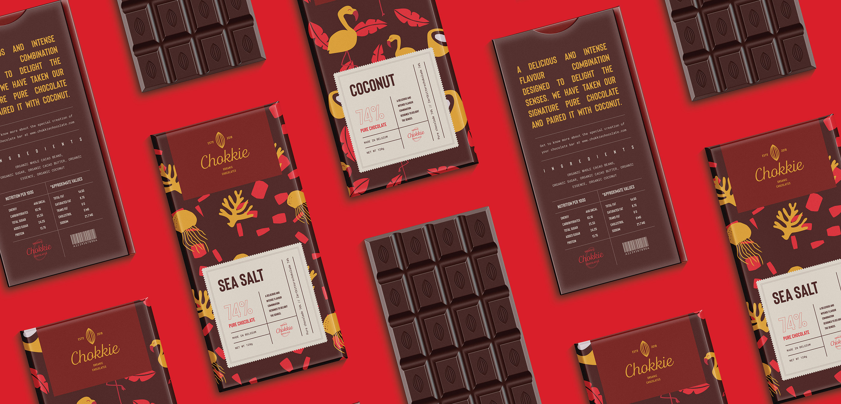 Chokkie有机巧克力品牌形象设计