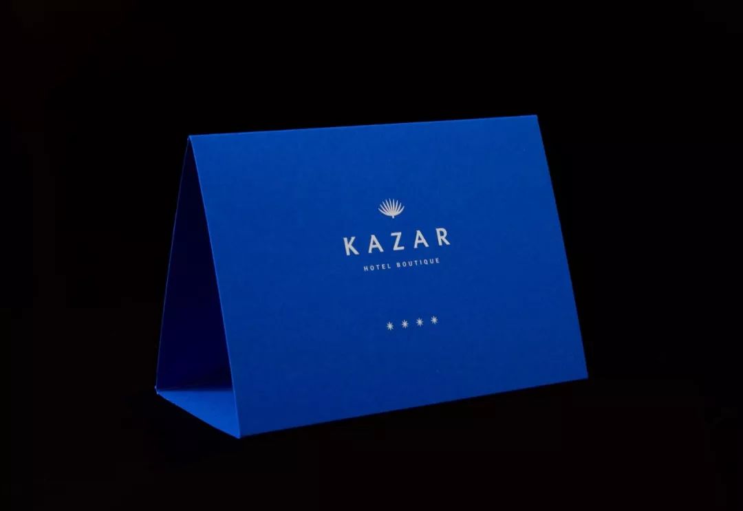 深邃的蓝：Kazar酒店品牌视觉设计