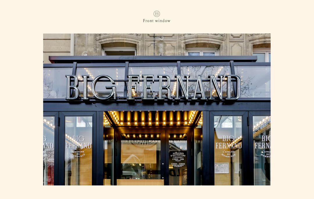 Big Fernand汉堡餐厅品牌视觉设计