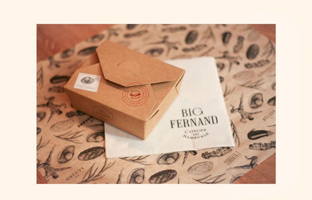 Big Fernand汉堡餐厅品牌视觉设计