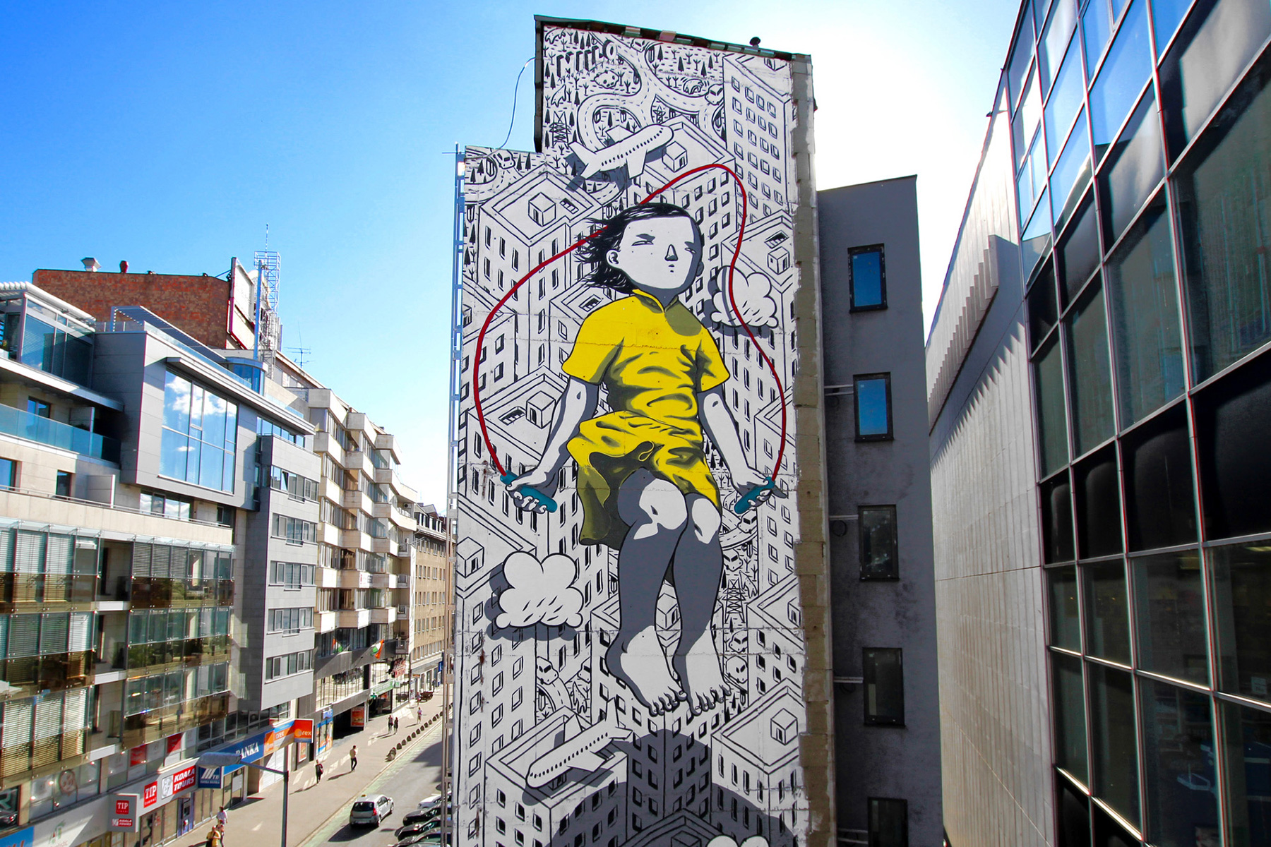意大利米洛（Millo）富有情感的街头壁画 ​​​