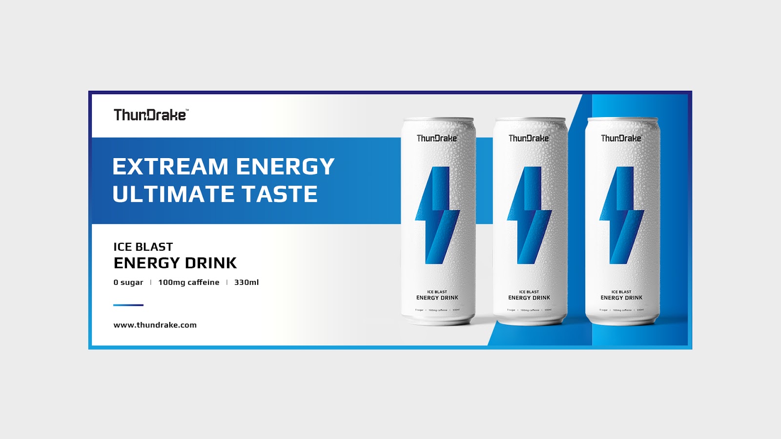 ThunDrake能量饮料概念包装设计