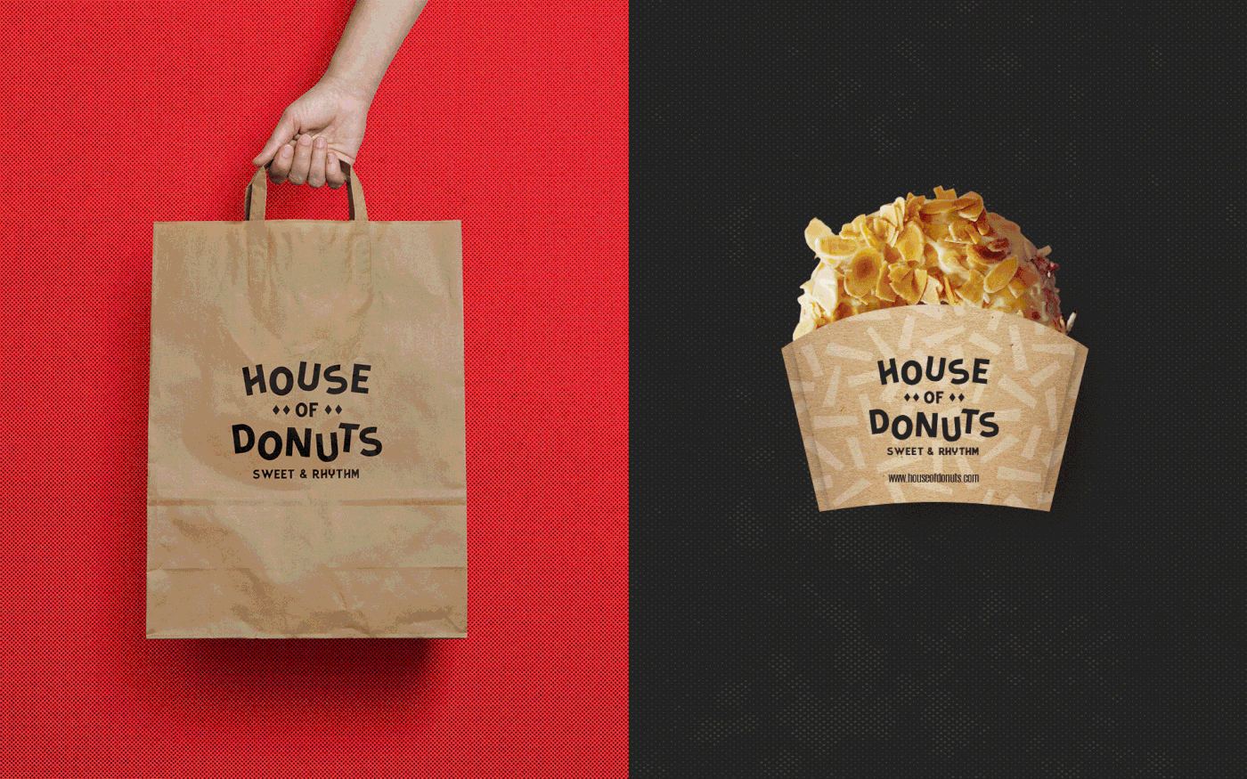 House of Donuts甜甜圈品牌VI设计