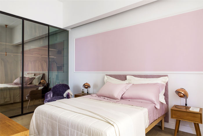 罗马浪漫蓝粉色公寓设计