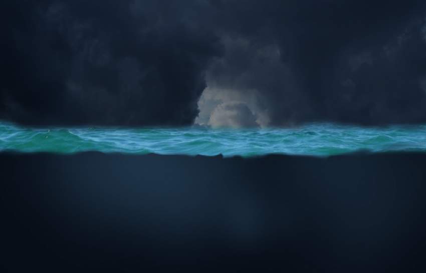 Photoshop合成超现实风格的海洋图片