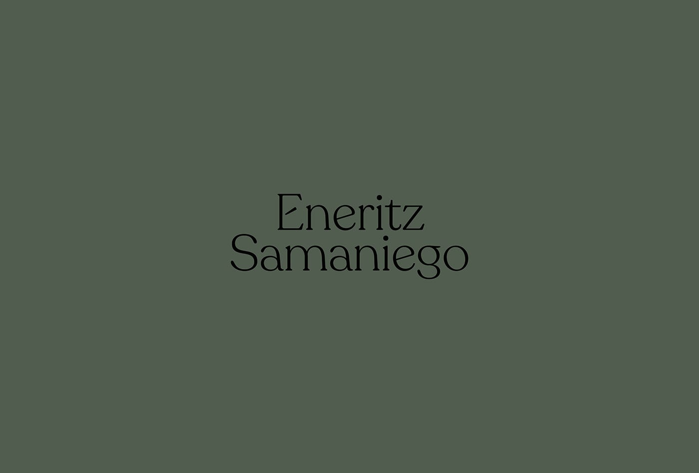 Eneritz Samaniego花店视觉识别和品牌设计