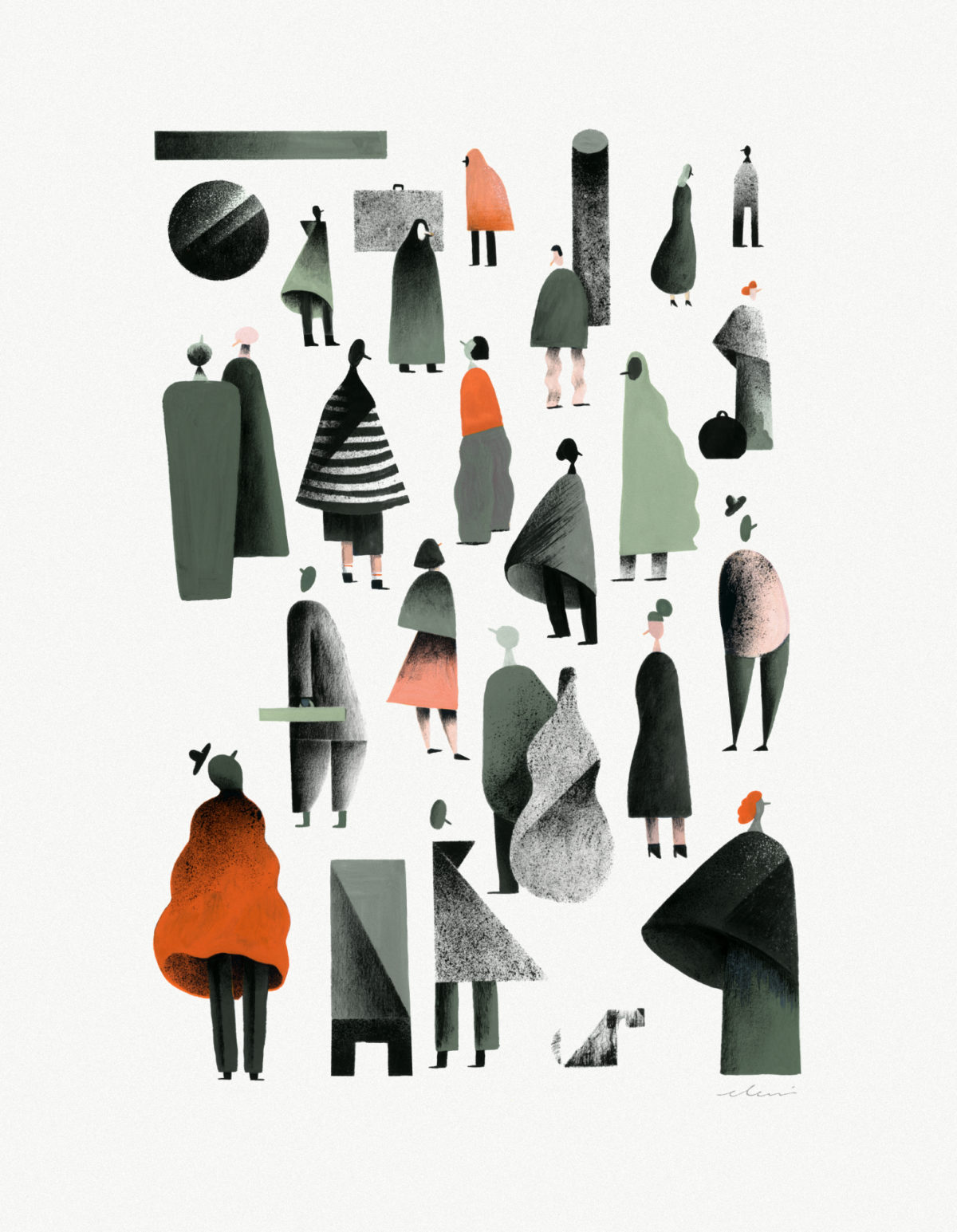 比利时Eleni Debo概念插图设计
