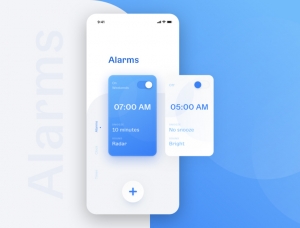12款闹钟App界面设计
