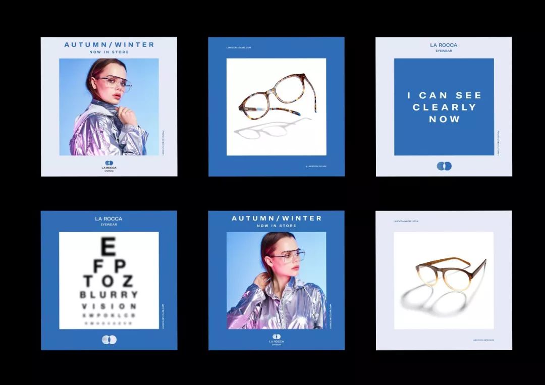 眼镜和验光品牌La Rocca视觉VI设计