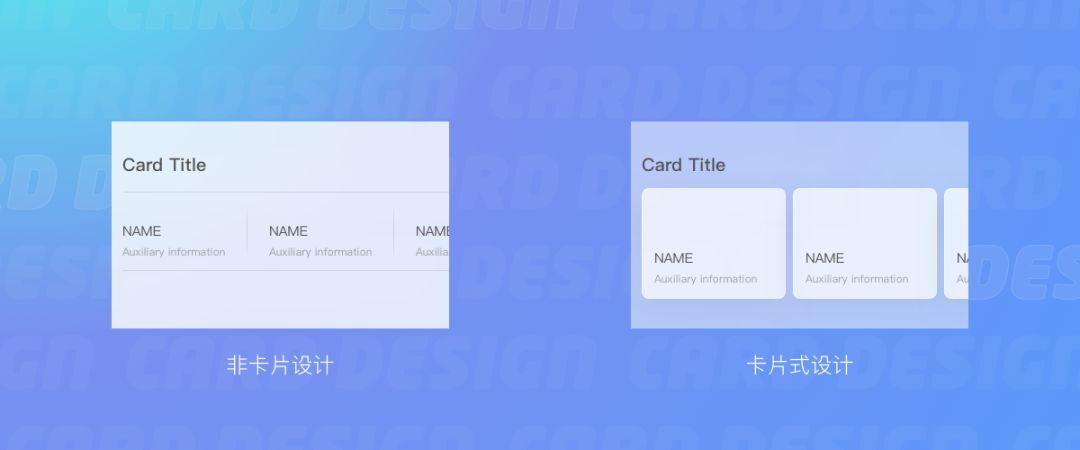 浅谈UI设计中的卡片式设计