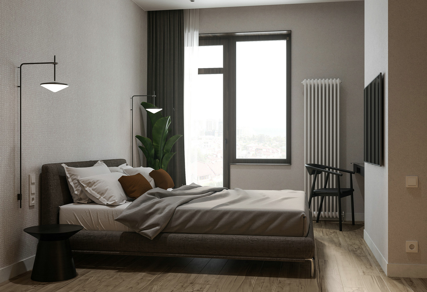 简单有质感的极简北欧风格公寓设计