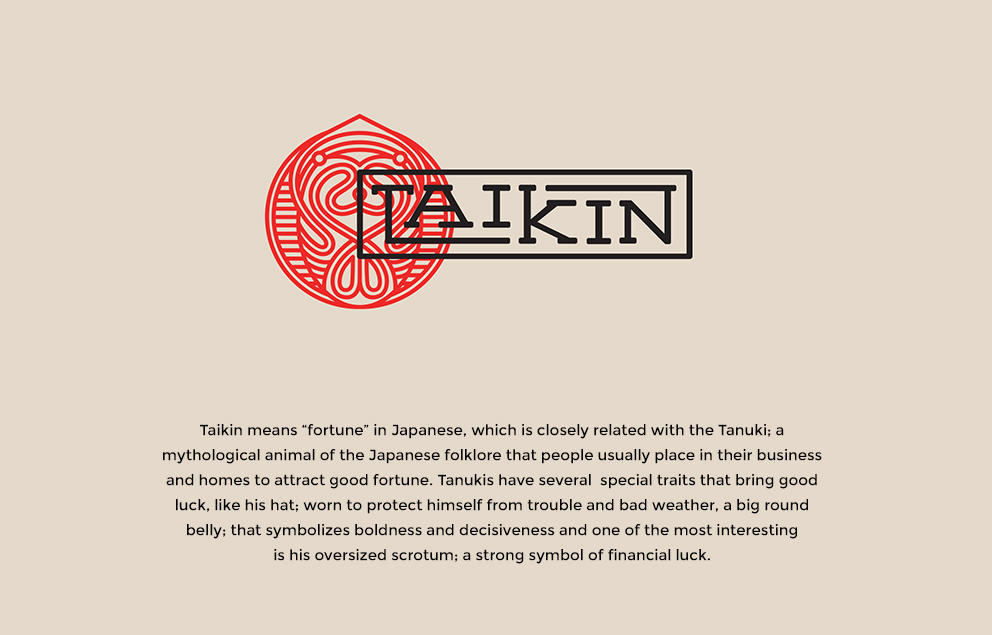 日式餐厅Taikin品牌概念视觉设计