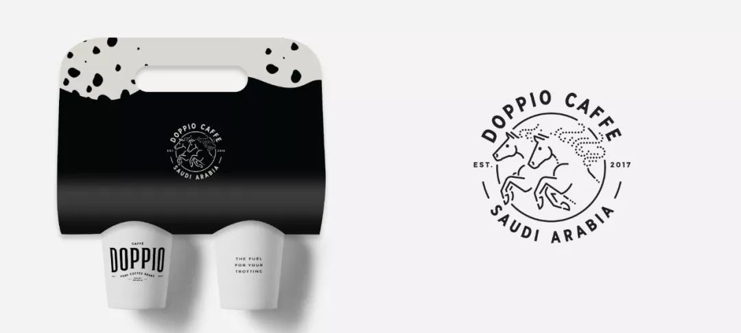 优雅高贵的阿拉伯马 咖啡品牌Doppio Caffè视觉VI设计