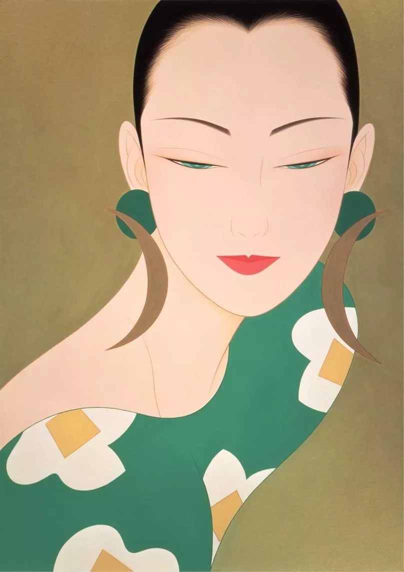 风情万种的东方女子：日本画家鹤田一郎作品欣赏