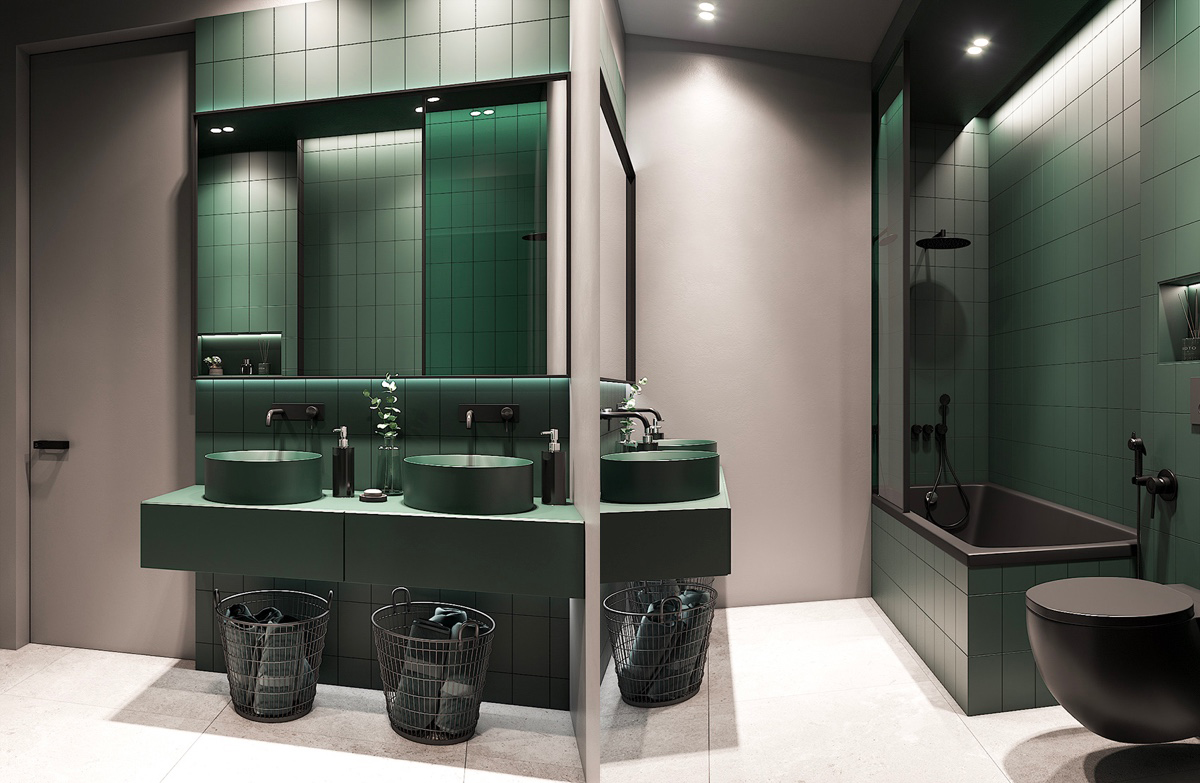 green-double-sink-bathroom-vanity-1-600x