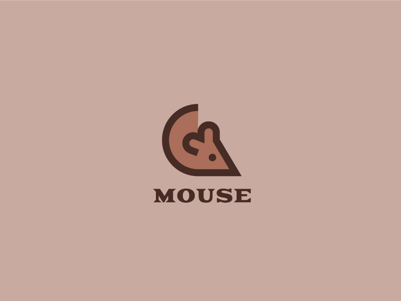 标志设计元素运用实例：老鼠(3)