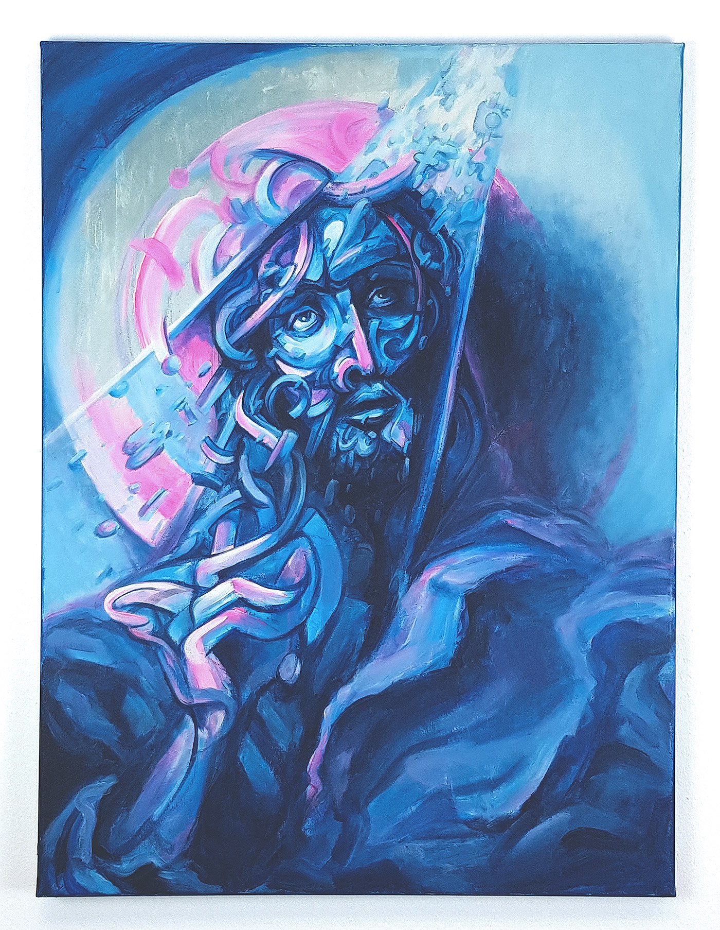 宗教绘画的风格与当代名人肖像相结合：Mathijs Vissers肖像画作品