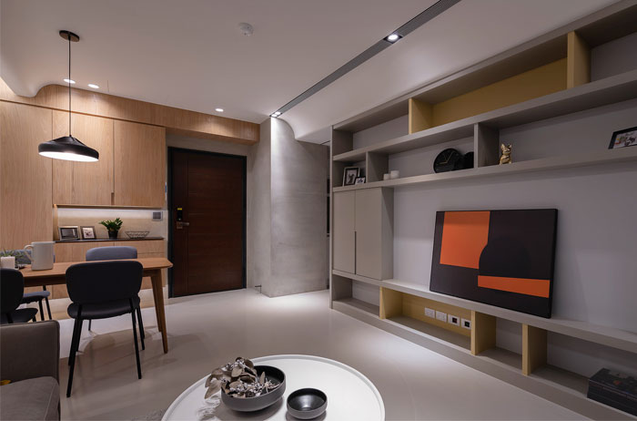轻松温暖的居住空间 台北单身女士公寓设计