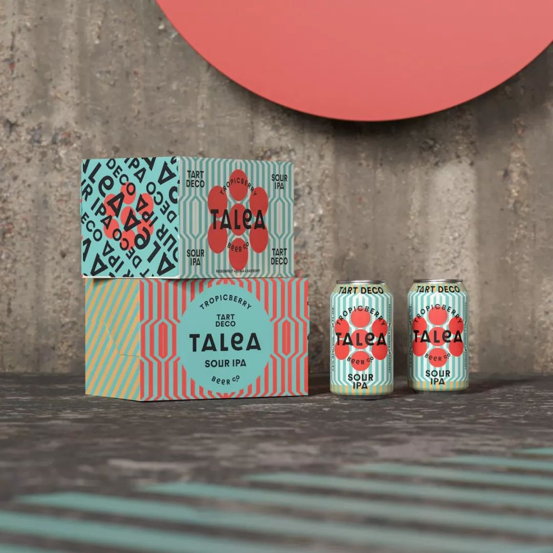 简练的几何图形 TALEA啤酒包装