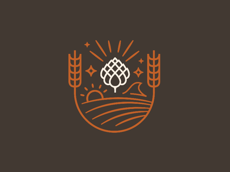 Zach Roszczewski插图风格Logo设计