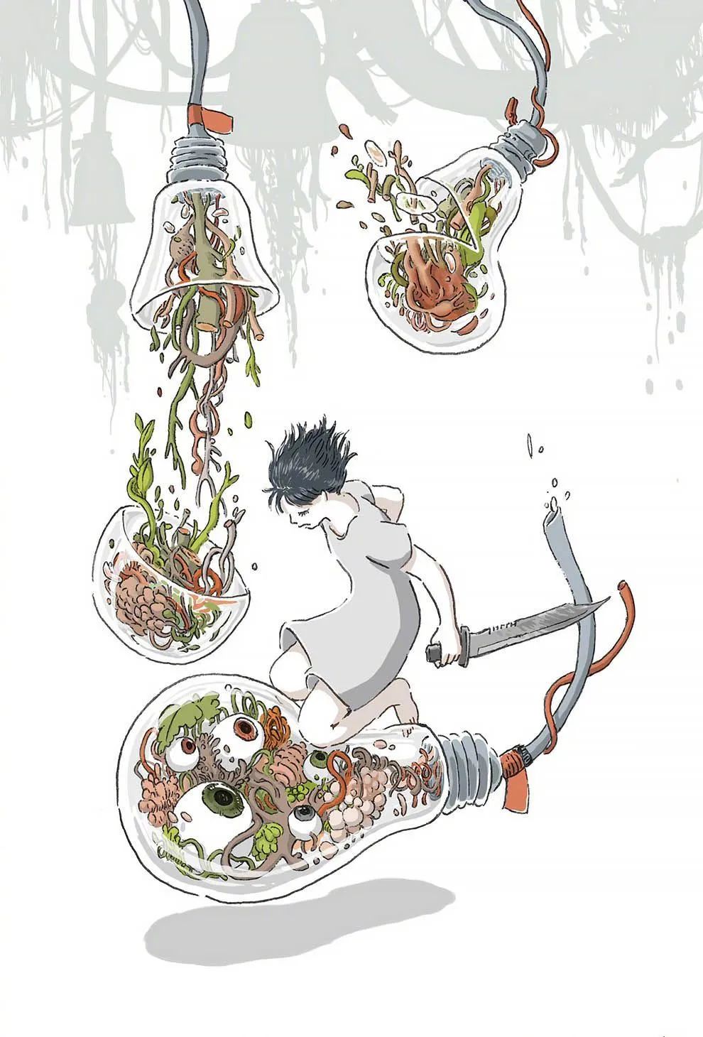 食物带来的灵感！日本插画家Marumichi超现实主义插画作品