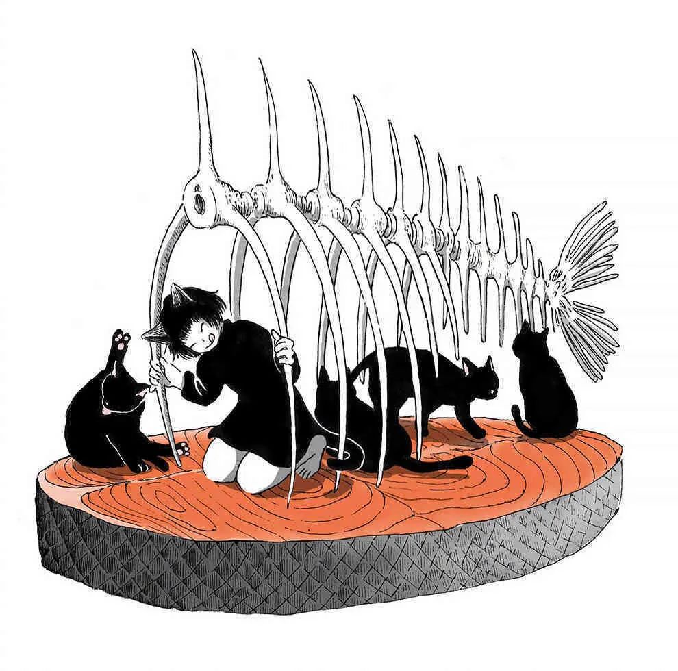 食物带来的灵感！日本插画家Marumichi超现实主义插画作品