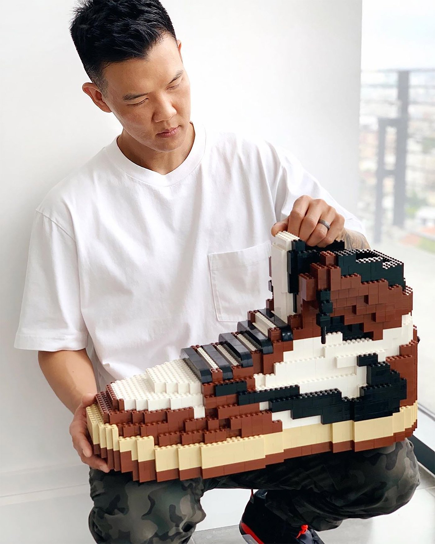 Tom Yoo乐高积木打造的酷炫运动鞋