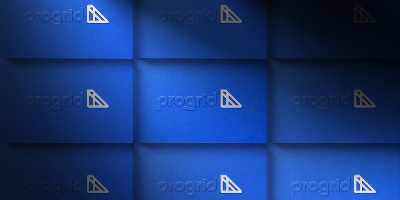 Progrid轻钢框架建设公司品牌VI设计
