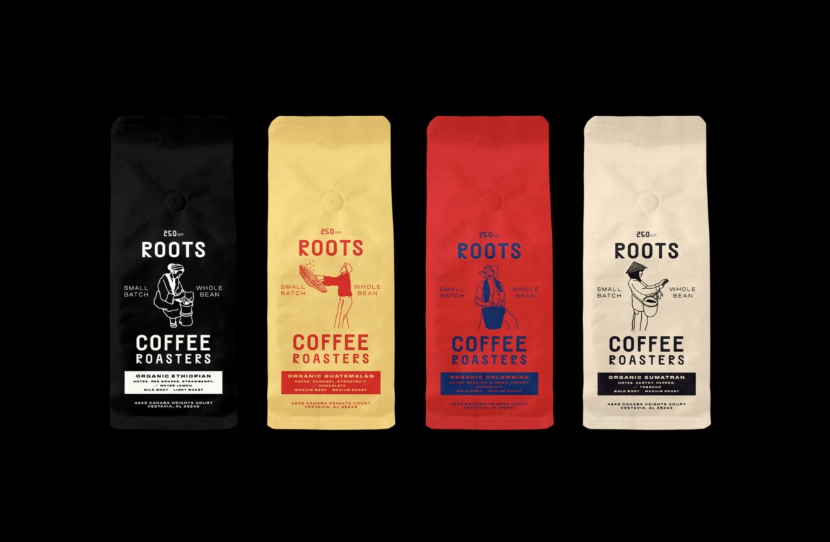 向农民致敬！Roots咖啡品牌形象设计