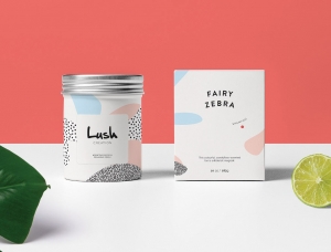 清新淡雅！Lush Liquid沐浴品牌视觉设计