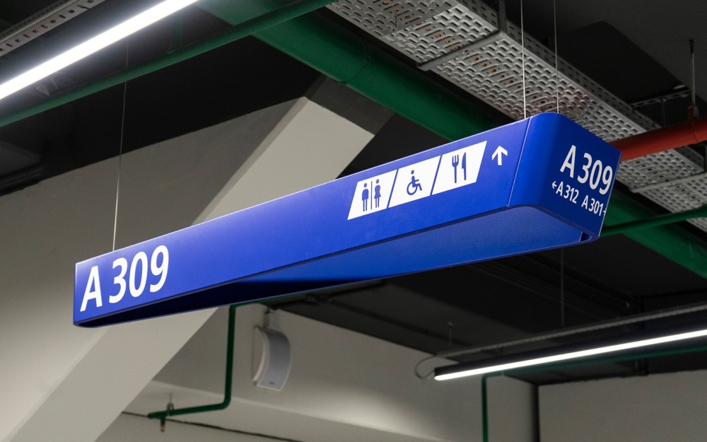 莫斯科VTB Arena体育馆标识导视设计