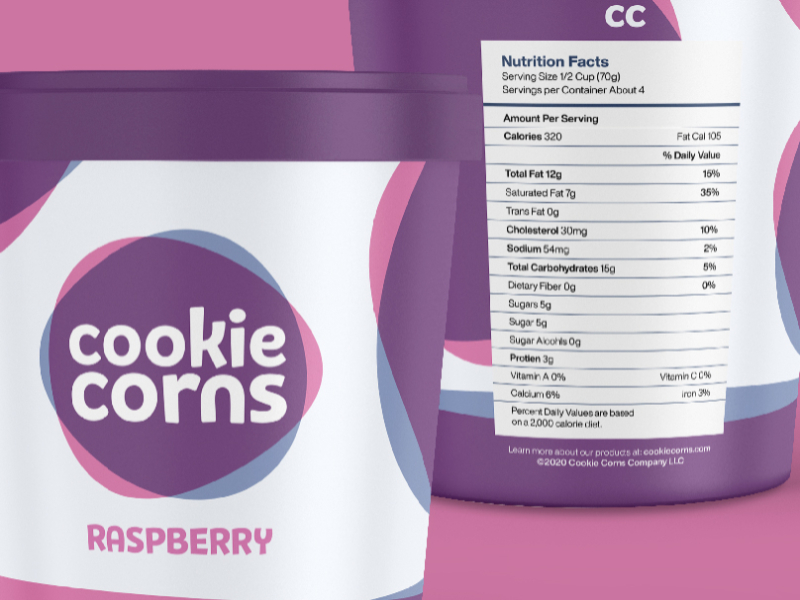 Cookie Corns冰淇淋品牌包装设计