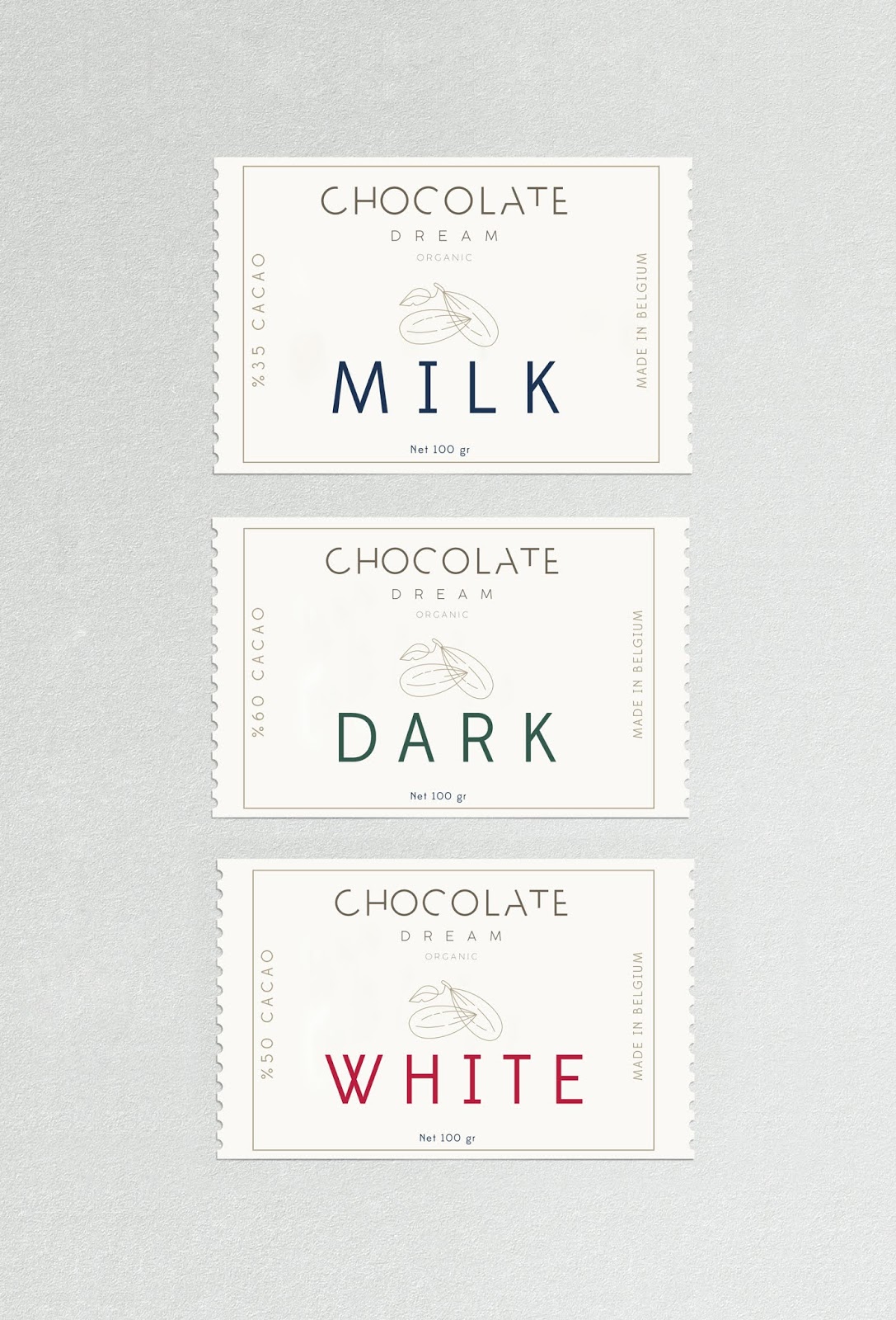 悦目的色彩！Chocolate Dream巧克力品牌视觉设计