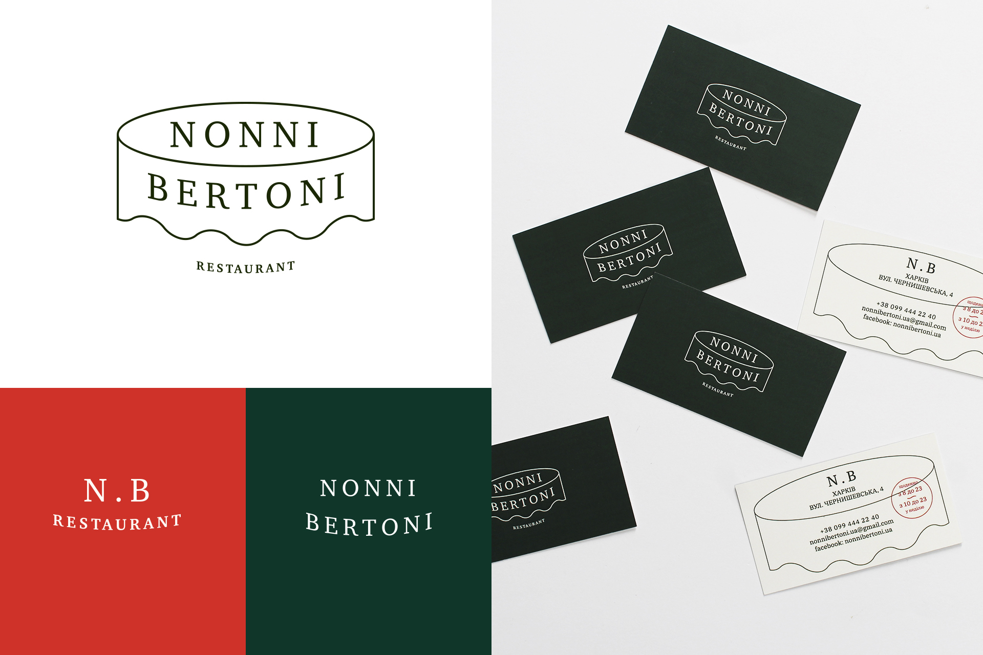 Nonni Bertoni意大利餐厅品牌视觉设计
