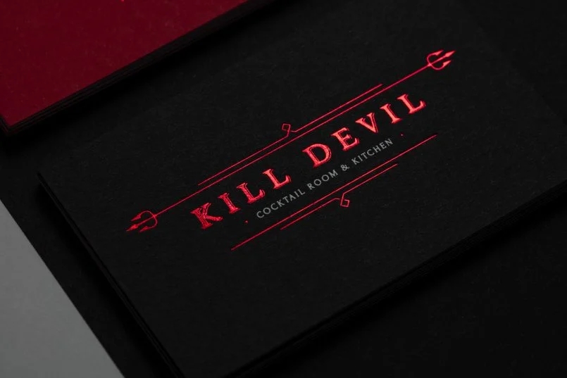 动感十足 红色魅影! Kill Devil鸡尾酒吧视觉设计