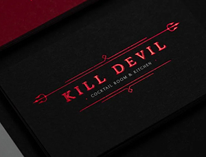 动感十足 红色魅影! Kill Devil鸡尾酒吧视觉设计