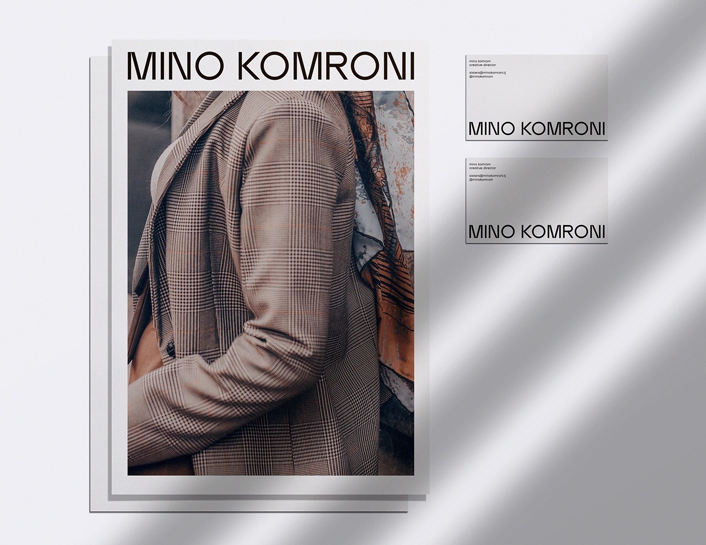 极简美学！Mino Komroni服饰品牌视觉设计