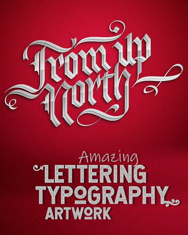 33款创意十足的手写字体设计