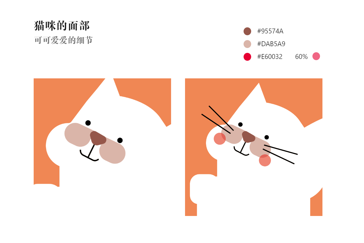 AI+PS画可爱的招财猫插画Banner