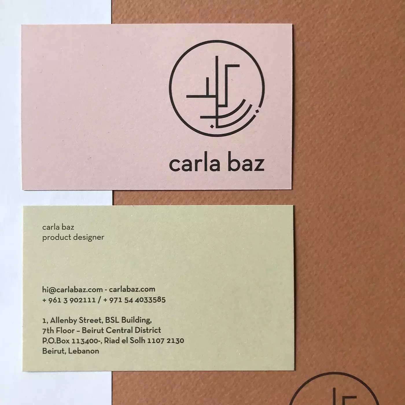 产品设计师Carla Baz品牌形象设计