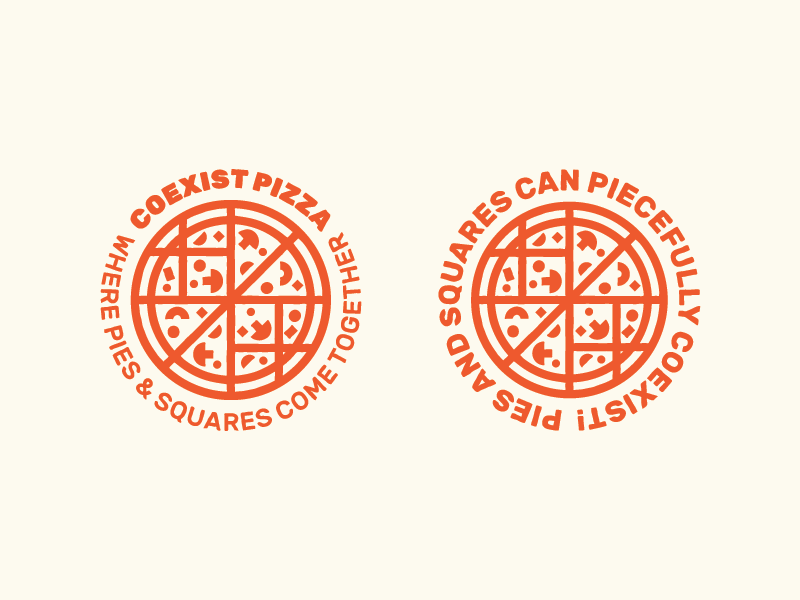 80款比萨品牌logo设计
