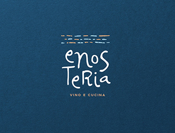 Enosteria餐厅品牌视觉设计